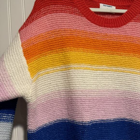 Old Navy Rainbow Striped Sweater Plus Size 2X - Picture 3 of 6